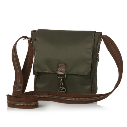 Bolsa Transversal com tampa Verde Militar