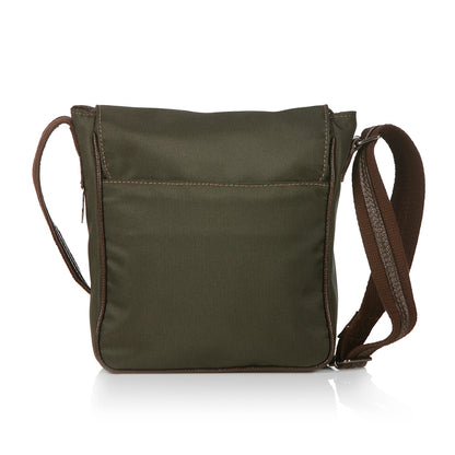 Bolsa Transversal com tampa Verde Militar