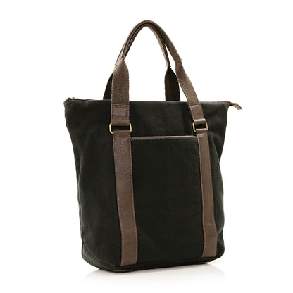 Bolsa Shop Lona Reciclada Preto