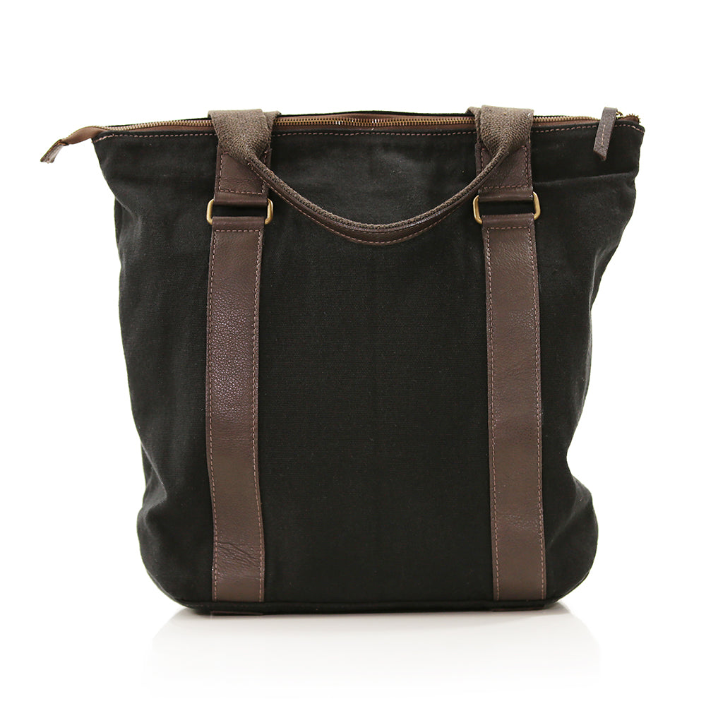 Bolsa Shop Lona Reciclada Preto